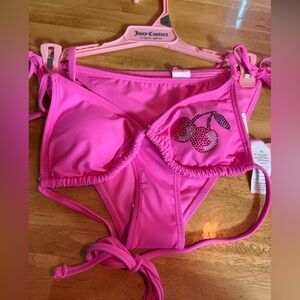 Juicy Couture Pink cherry bikini